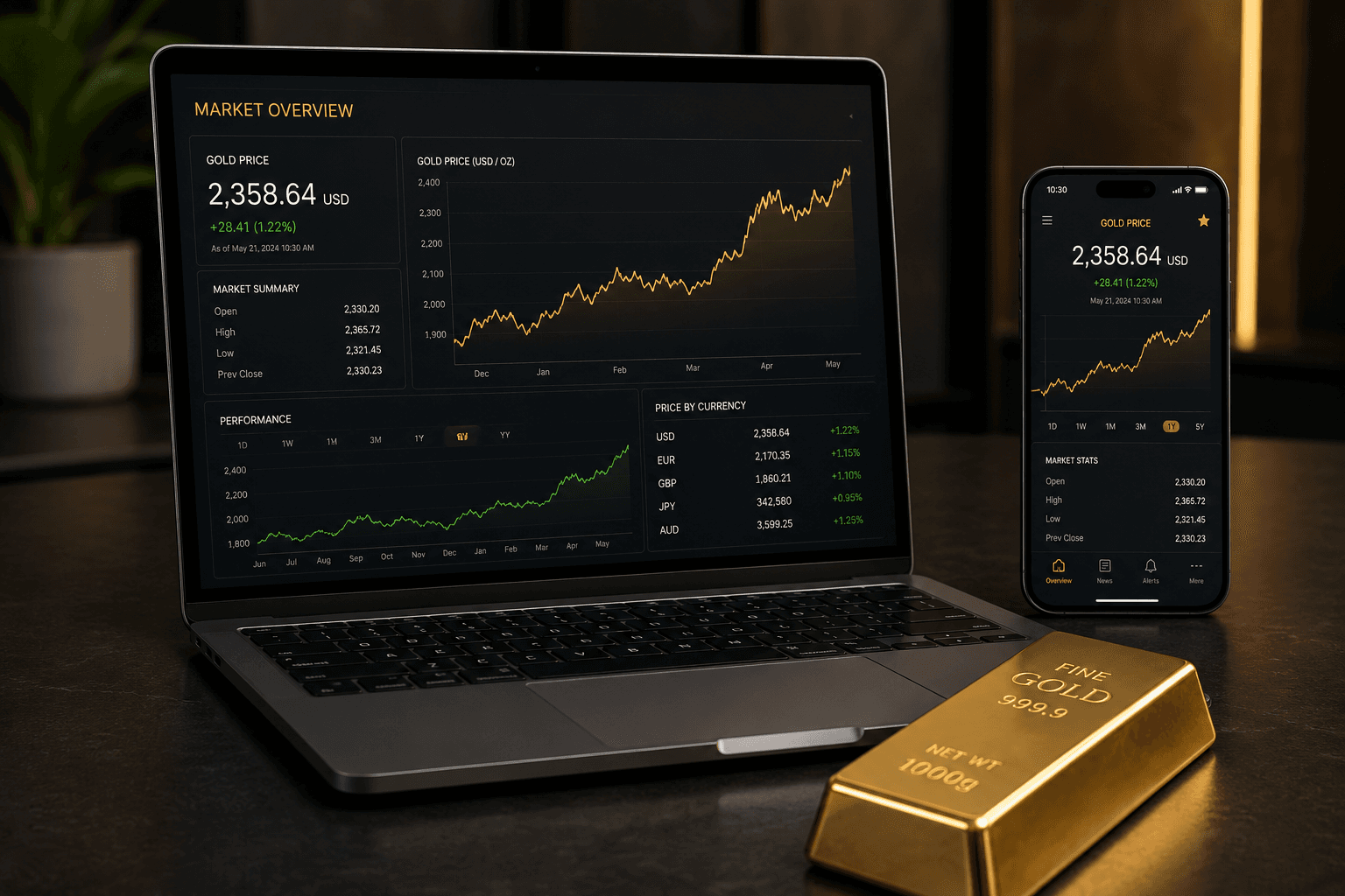 Gold bar investment - The easiest fastest way to invest in real gold with GoldBarrel Capital